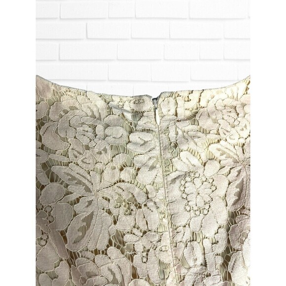 Vince Camuto Womens Dress Pink Size 4 Fit and Flare‎ Sleeveless Workwear Lace - Picture 10 of 11